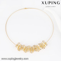 43183 Xuping Nuevo collar fino de oro de 18 k sin piedras para niñas